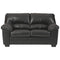 Brazoria - Black - Loveseat-Washburn's Home Furnishings