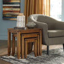 Brentmond - Brown - Accent Table Set (3/cn)-Washburn's Home Furnishings