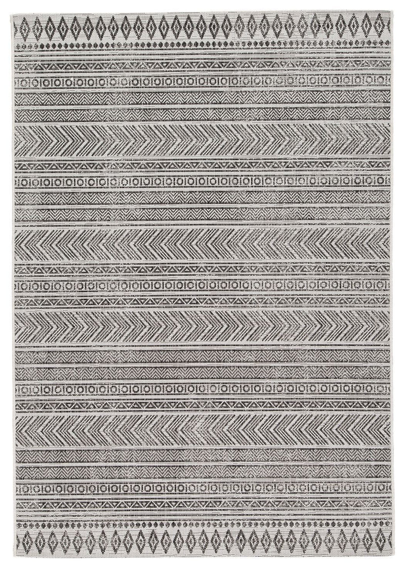 Brinoy - Black/white - Medium Rug-Washburn's Home Furnishings