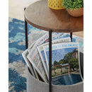 Brookway - Black/light Gray - Accent Table-Washburn's Home Furnishings