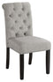 Broshound - Dark Brown/beige - Dining Chair (set Of 2)-Washburn's Home Furnishings