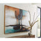 Brunonia - Teal/orange/black - Wall Art-Washburn's Home Furnishings