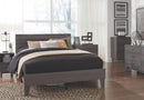 Brymont - Dark Gray - Full Panel Platform Bed-Washburn's Home Furnishings