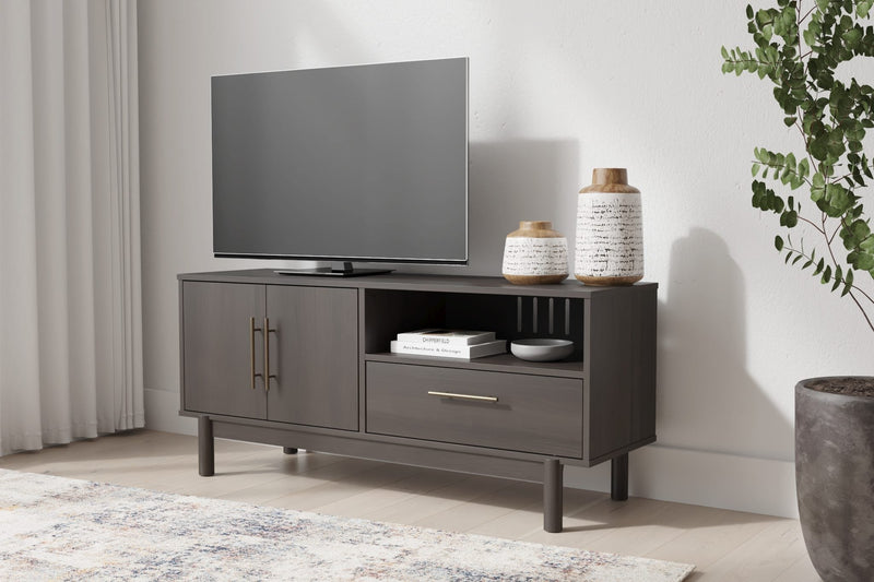 Brymont - Dark Gray - Medium Tv Stand - Laminated-Washburn's Home Furnishings