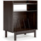 Brymont - Dark Gray - Turntable Accent Console-Washburn's Home Furnishings