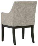 Burkhaus - Dark Brown - Dining Arm Chair (set Of 2)-Washburn's Home Furnishings