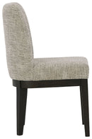 Burkhaus - Dark Brown - Dining Uph Side Chair (2/cn)-Washburn's Home Furnishings