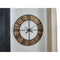 Byram - Natural/black - Wall Clock-Washburn's Home Furnishings