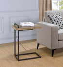 C-shape Accent Table - Light Brown-Washburn's Home Furnishings