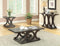 C-shaped Base Coffee Table - Brown-Washburn's Home Furnishings