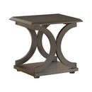 C-shaped Base End Table - Brown-Washburn's Home Furnishings