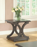 C-shaped Base End Table - Brown-Washburn's Home Furnishings