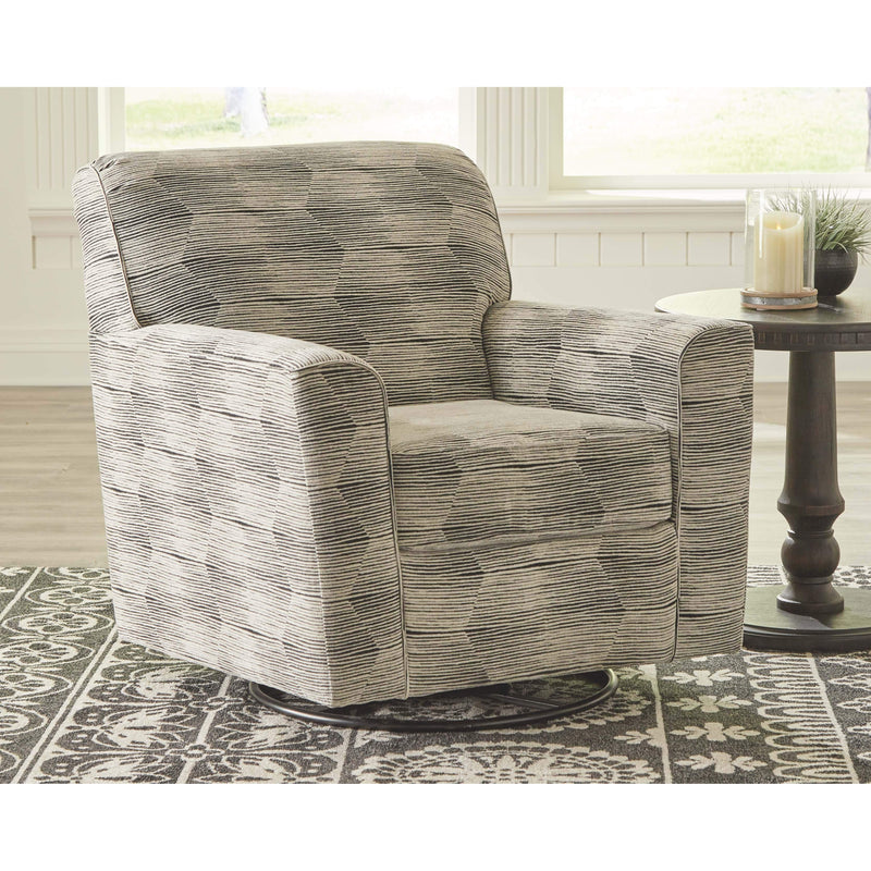 Callisburg - Granite - Swivel Glider Accent Chair-Washburn's Home Furnishings