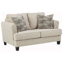 Callisburg - Linen - Loveseat-Washburn's Home Furnishings