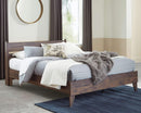 Calverson - Mocha - Full Panel Platform Bed-Washburn's Home Furnishings