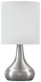 Camdale - Silver Finish - Metal Table Lamp (1/cn)-Washburn's Home Furnishings