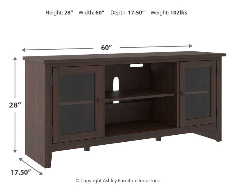 Camiburg - Warm Brown - Lg Tv Stand W/fireplace Option-Washburn's Home Furnishings