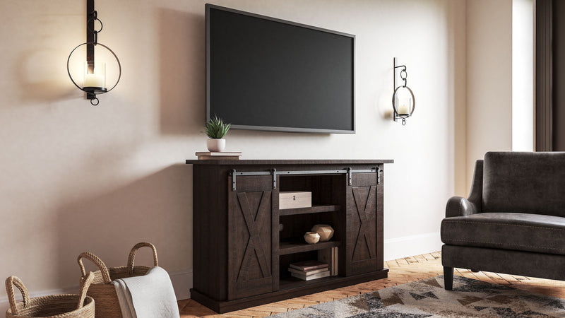 Camiburg - Warm Brown - Medium Tv Stand-Washburn's Home Furnishings