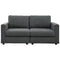 Candela - Charcoal - Left Arm Facing Chair 2 Pc Sectional-Washburn's Home Furnishings