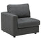 Candela - Charcoal - Left Arm Facing Chair 4 Pc Sectional-Washburn's Home Furnishings