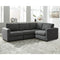 Candela - Charcoal - Left Arm Facing Chair 4 Pc Sectional-Washburn's Home Furnishings