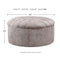 Carnaby - Dove - Oversized Accent Ottoman-Washburn's Home Furnishings