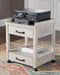 Carynhurst - Whitewash - Printer Stand-Washburn's Home Furnishings