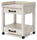 Carynhurst - Whitewash - Printer Stand-Washburn's Home Furnishings