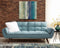 Caufield - Tufted Sofa Bed - Blue-Washburn's Home Furnishings