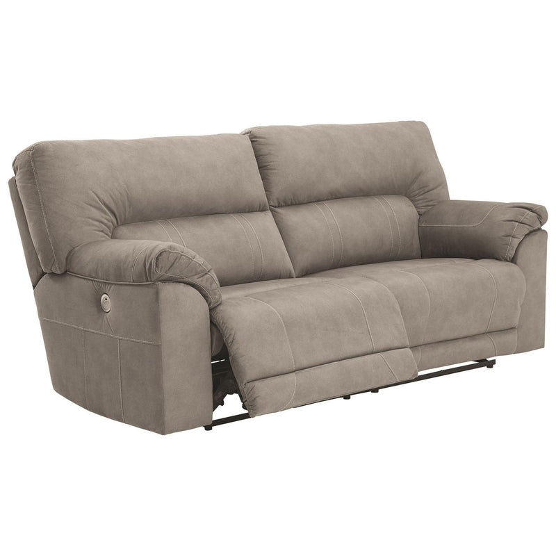 Cavalcade - Slate - 2 Seat Reclining Power Sofa-Washburn's Home Furnishings