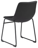 Centiar - Black - Dining Uph Side Chair (2/cn)-Washburn's Home Furnishings