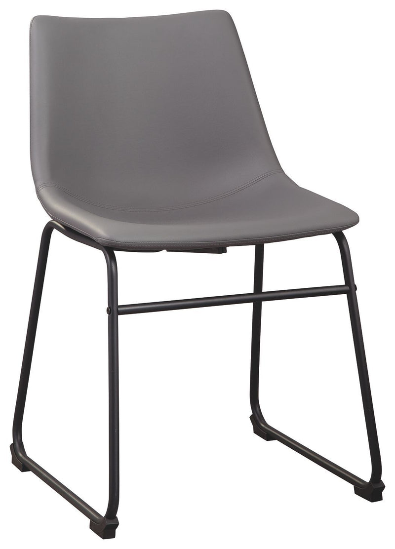 Centiar - Gray - Dining Uph Side Chair (2/cn)-Washburn's Home Furnishings