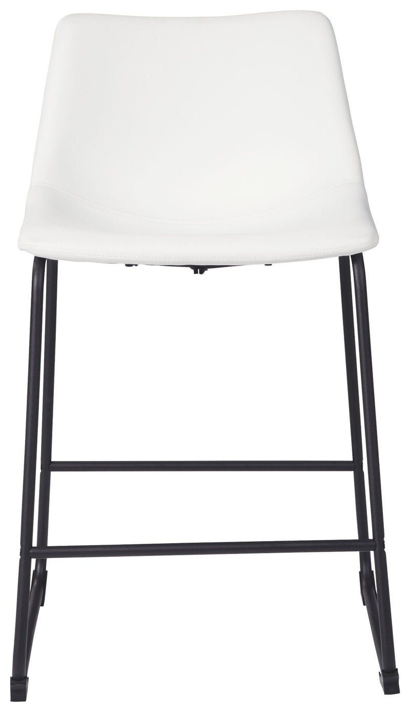 Centiar - White - Counter Height Bar Stool (set Of 2)-Washburn's Home Furnishings
