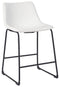 Centiar - White - Counter Height Bar Stool (set Of 2)-Washburn's Home Furnishings
