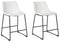 Centiar - White - Counter Height Bar Stool (set Of 2)-Washburn's Home Furnishings