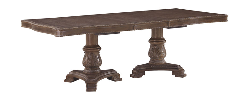 Charmond - Dark Brown - Extension Table-Washburn's Home Furnishings