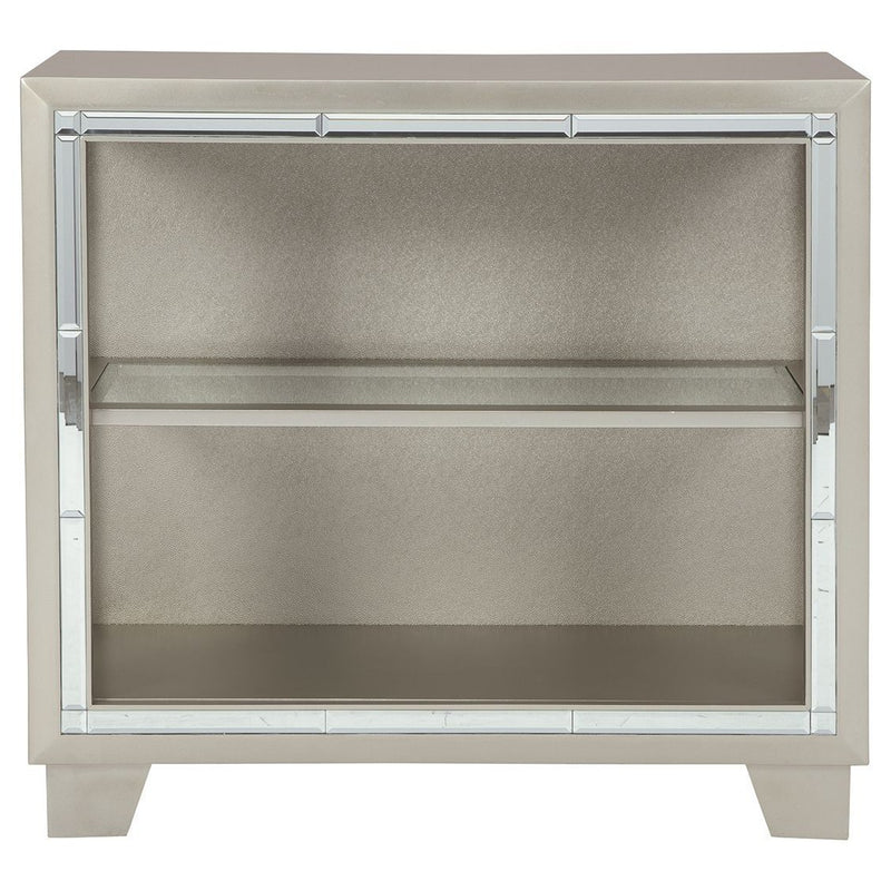 Chaseton - Metallic Gray - Accent Cabinet-Washburn's Home Furnishings