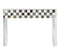 Checker Pattern Rectangular Console - Pearl Silver-Washburn's Home Furnishings