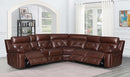 Chester - Power Reclining Sectional - Brown-Washburn's Home Furnishings