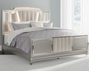 Chevanna - Pearl Silver - California King Upholstered Panel Bed-Washburn's Home Furnishings