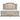 Chevanna - Pearl Silver - King Upholstered Panel Bed-Washburn's Home Furnishings