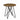 Churchill Round End Table Dark Brown And Black-Washburn's Home Furnishings