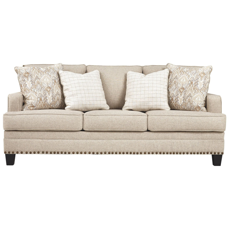 Claredon - Pearl Silver - Sofa-Washburn's Home Furnishings