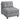 Claude Sectional - Gray - Armless Chair-Washburn's Home Furnishings