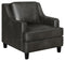 Clayton Upholstered Sloped Arm Chair - Black-Washburn's Home Furnishings