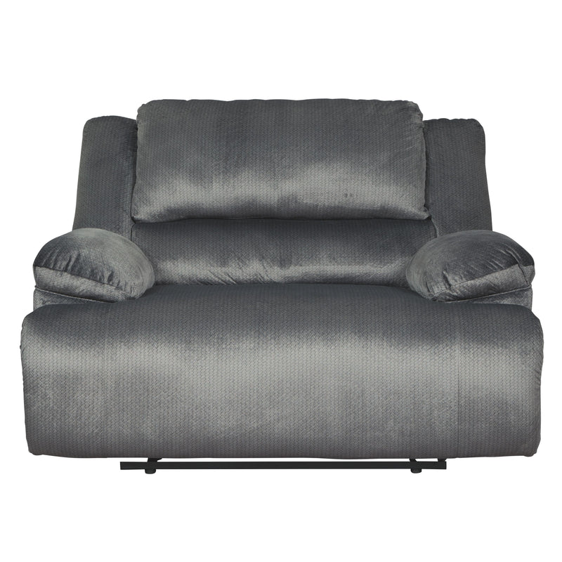 Clonmel - Charcoal - Zero Wall Wide Seat Recliner-Washburn's Home Furnishings