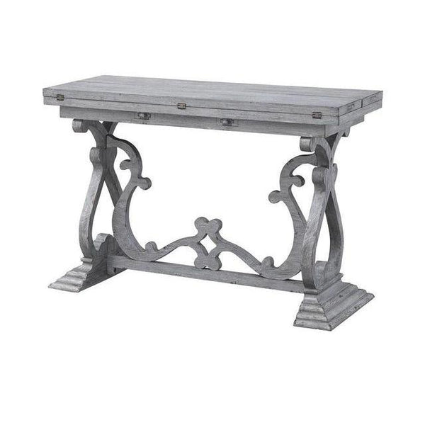 Coast to Coast Flip Top Console Table in Gramercy Weathered Grey-Washburn's Home Furnishings