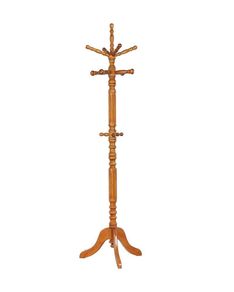 Coat Rack With 11 Hooks - Light Brown-Washburn's Home Furnishings