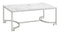 Coffee Table With Casters - White-Washburn's Home Furnishings