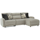 Colleyville - Stone - Left Arm Facing Power Recliner 3 Pc Sectional-Washburn's Home Furnishings